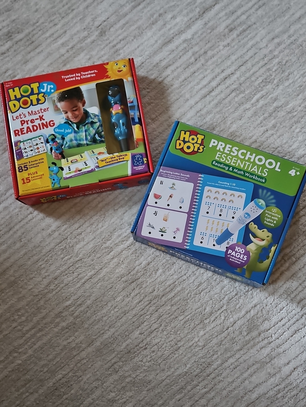 Hot Dots and Hot Dots Jr. Pre-K Reading and Math Set
